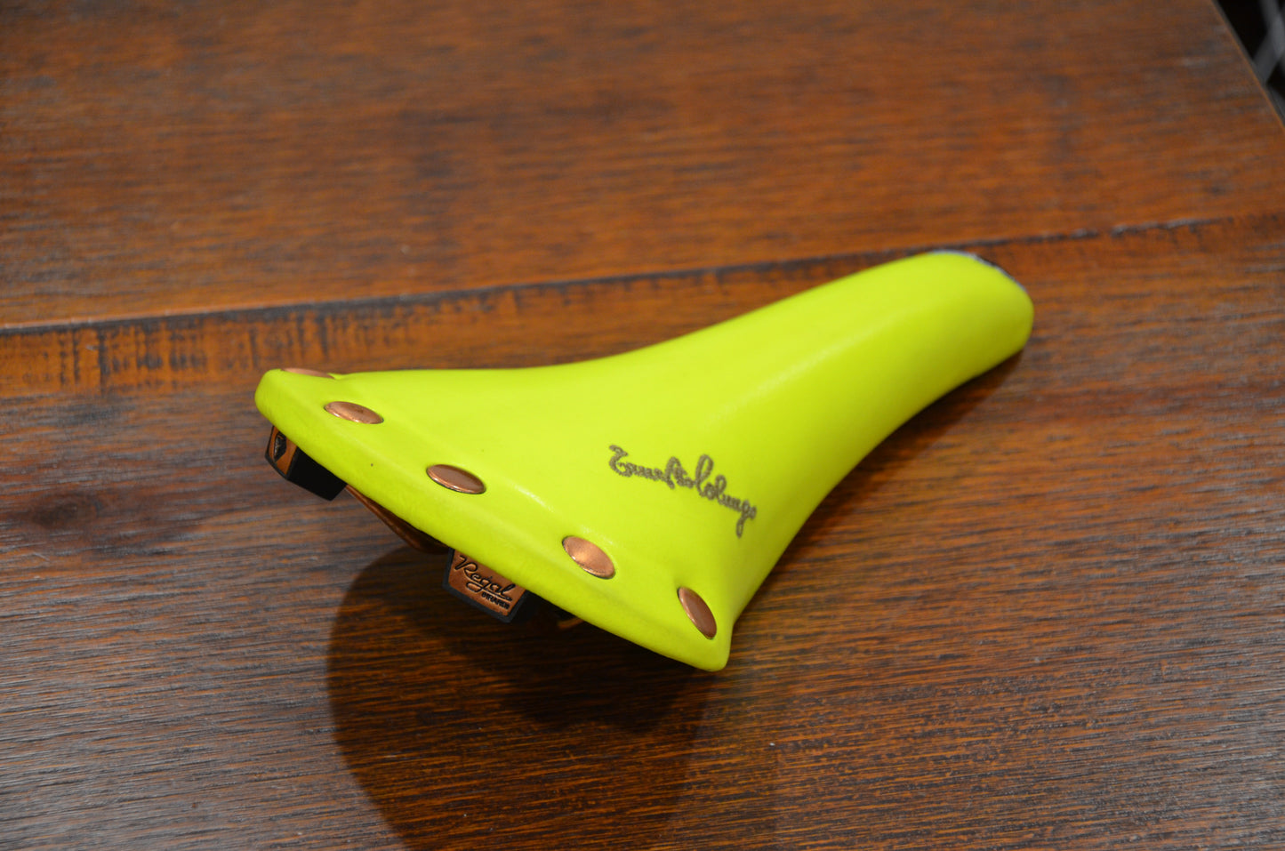 Colnago x San Marco Regal Girardi Saddle Neon Green Vintage Made in Italy