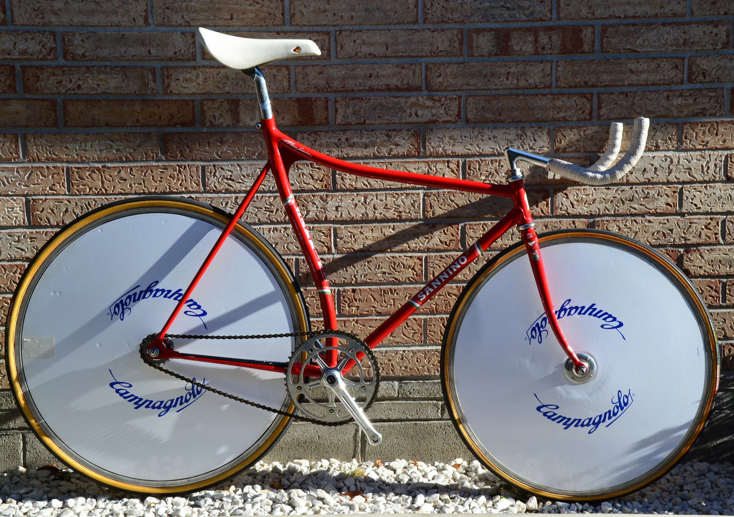 Sannino Pista Lo Pro 57cm Rosso Corsa Track Bike