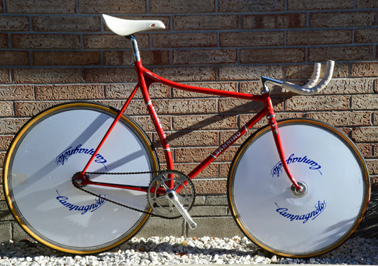 Sannino Pista Lo Pro 57cm Rosso Corsa Track Bike