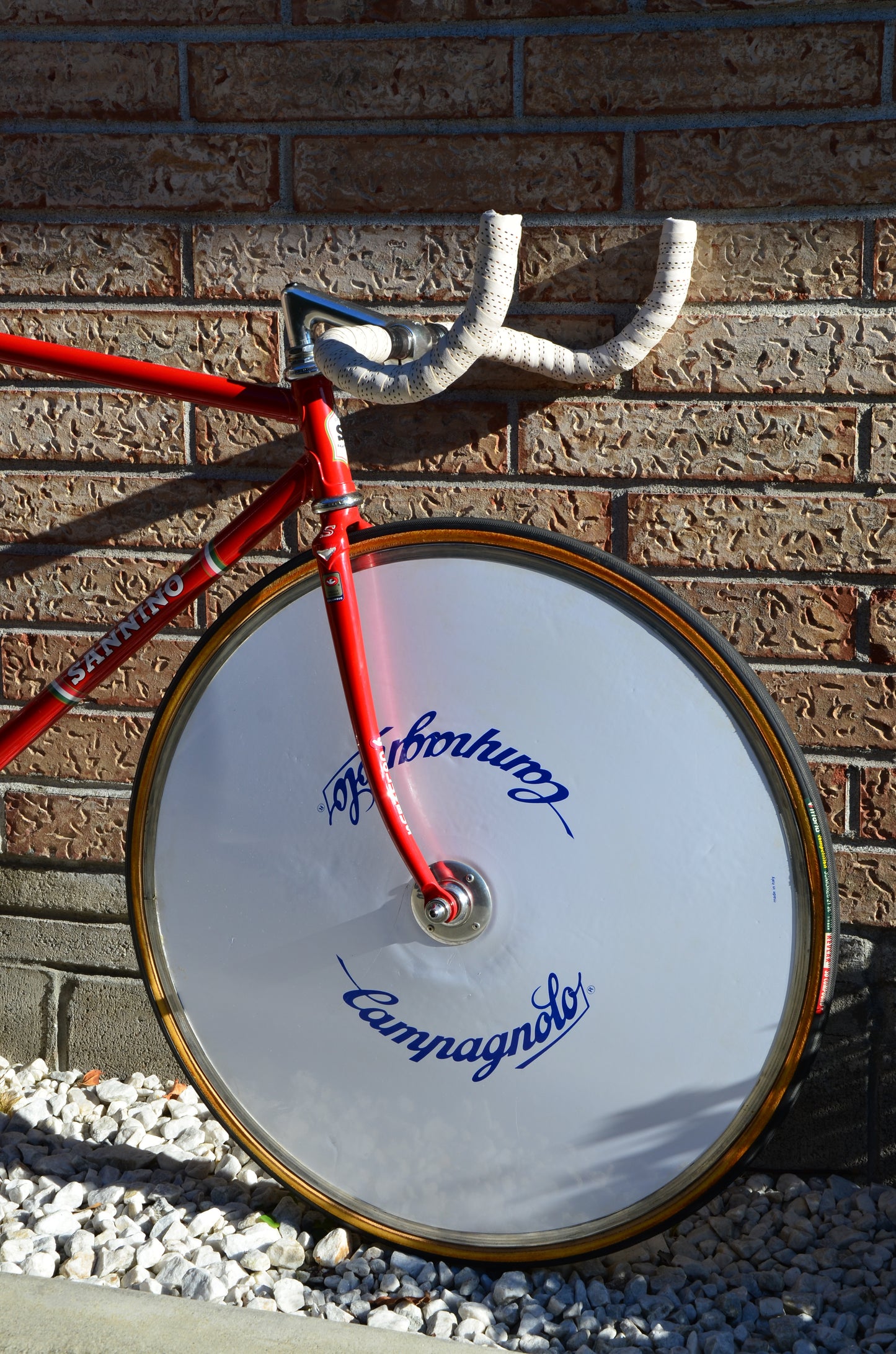 Sannino Pista Lo Pro 57cm Rosso Corsa Track Bike