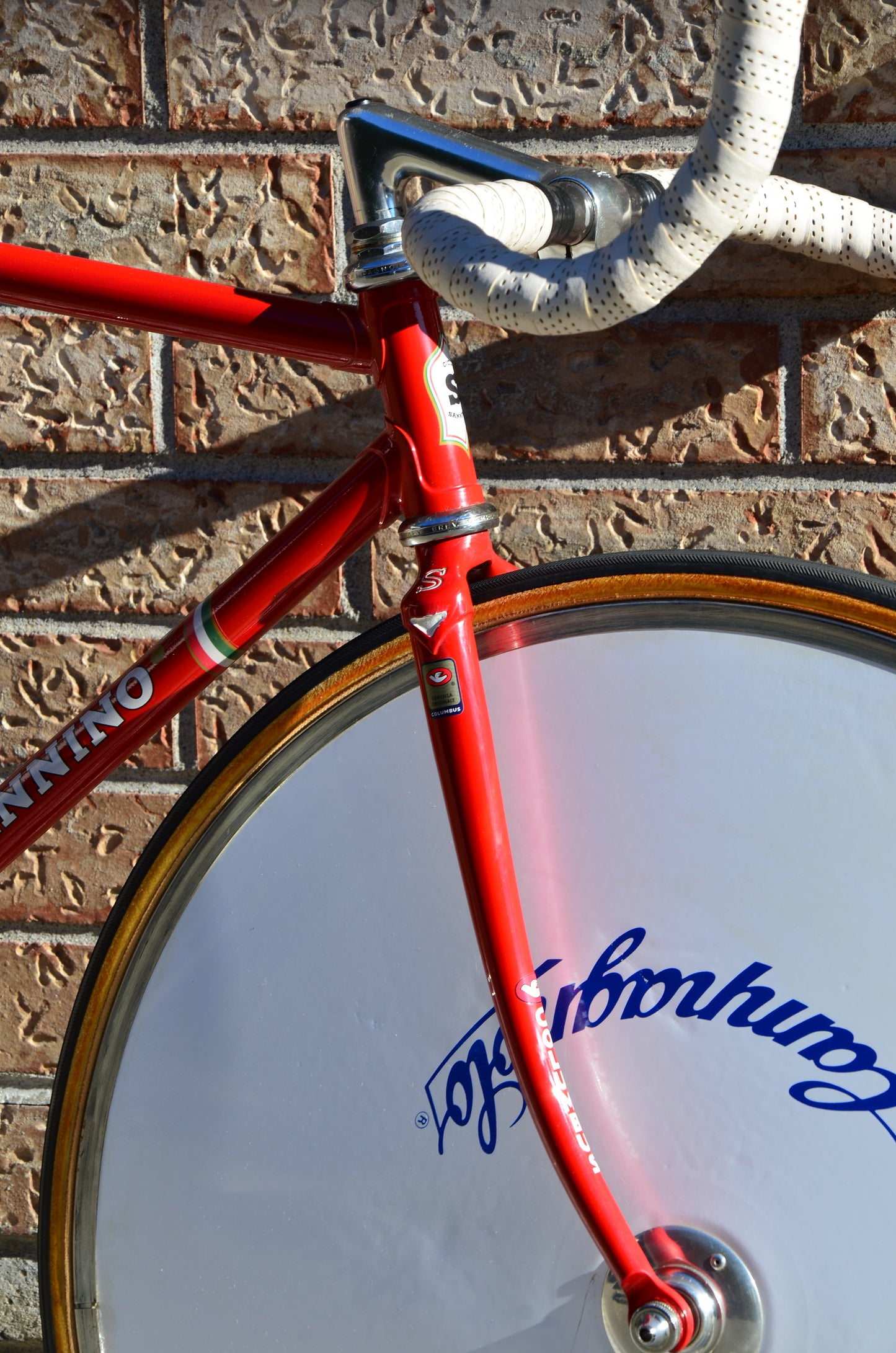 Sannino Pista Lo Pro 57cm Rosso Corsa Track Bike