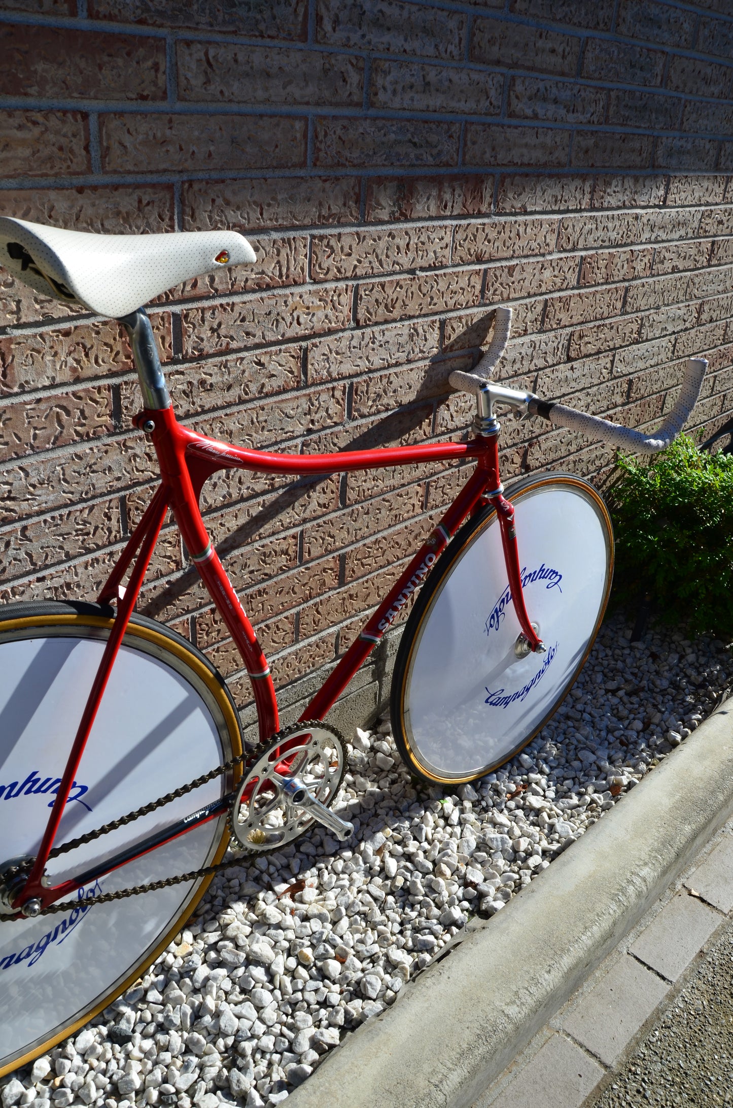 Sannino Pista Lo Pro 57cm Rosso Corsa Track Bike