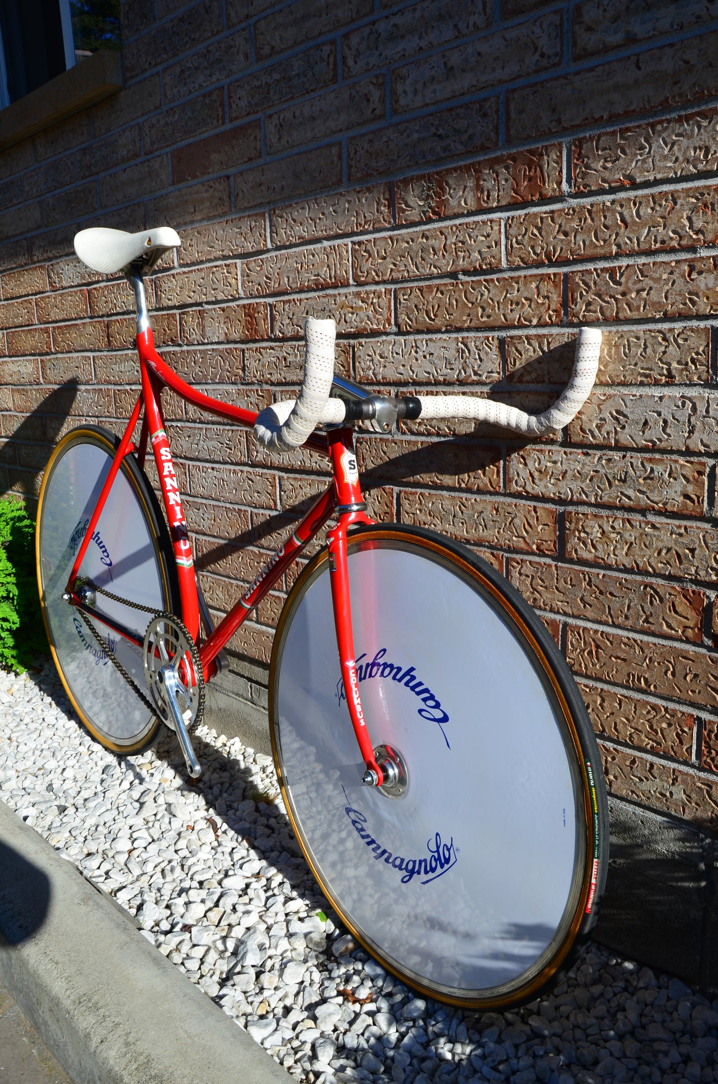 Sannino Pista Lo Pro 57cm Rosso Corsa Track Bike