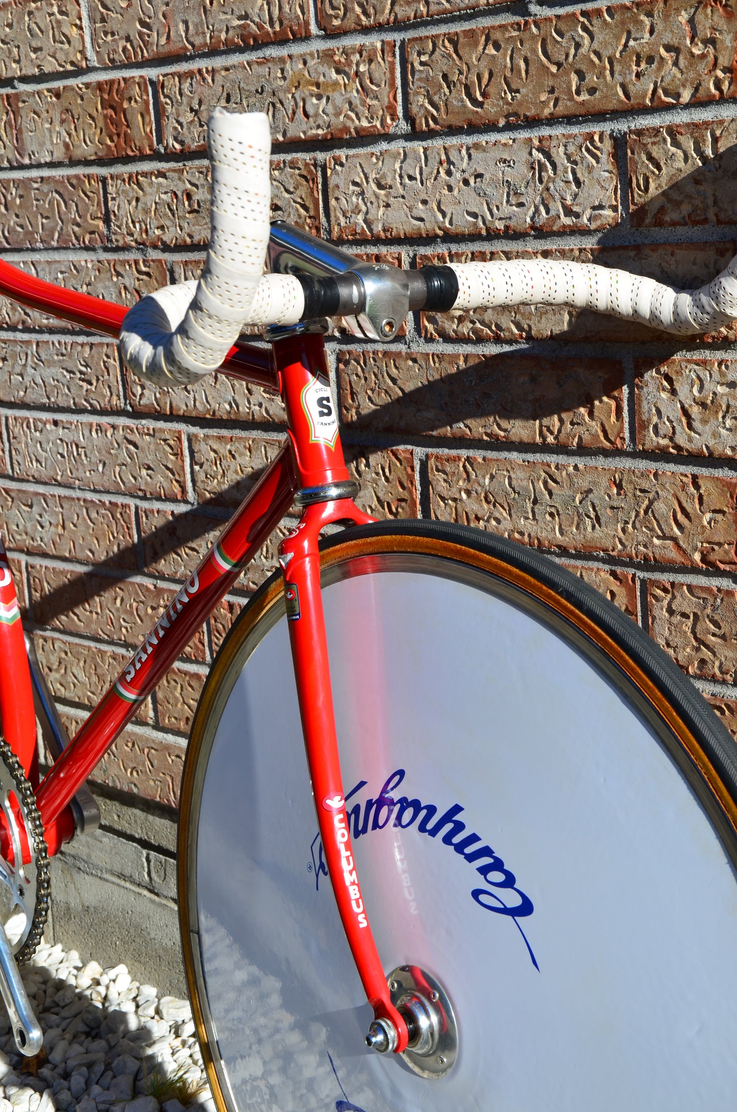 Sannino Pista Lo Pro 57cm Rosso Corsa Track Bike