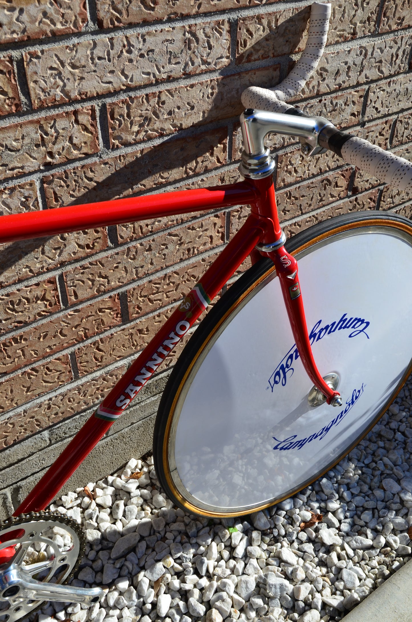 Sannino Pista Lo Pro 57cm Rosso Corsa Track Bike