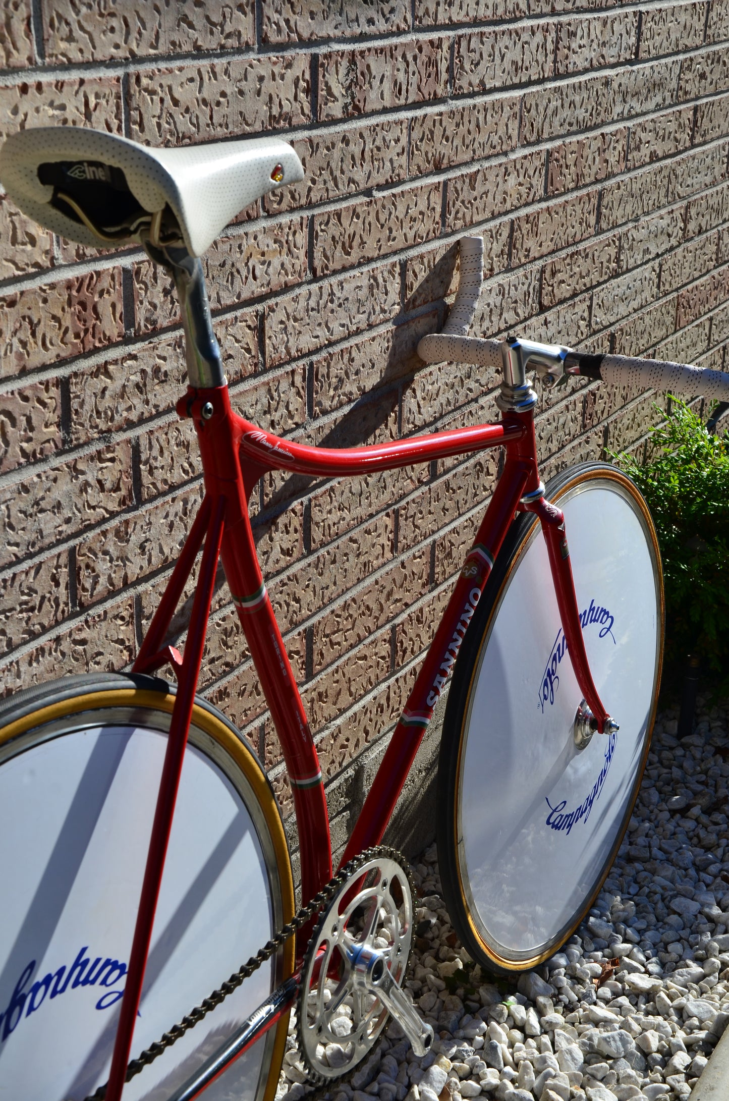 Sannino Pista Lo Pro 57cm Rosso Corsa Track Bike