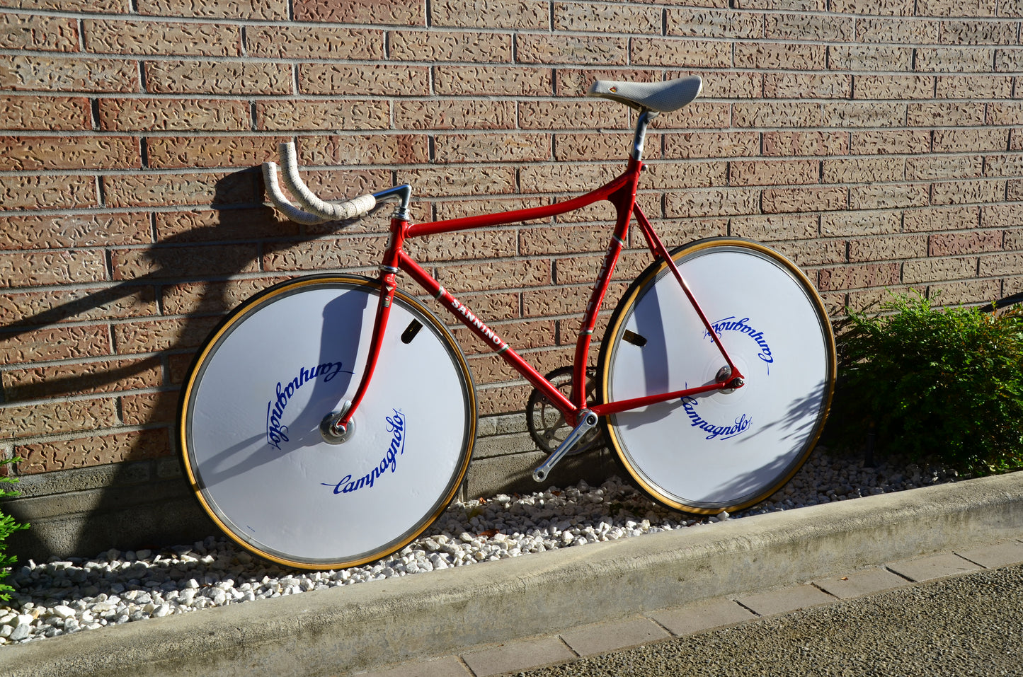 Sannino Pista Lo Pro 57cm Rosso Corsa Track Bike