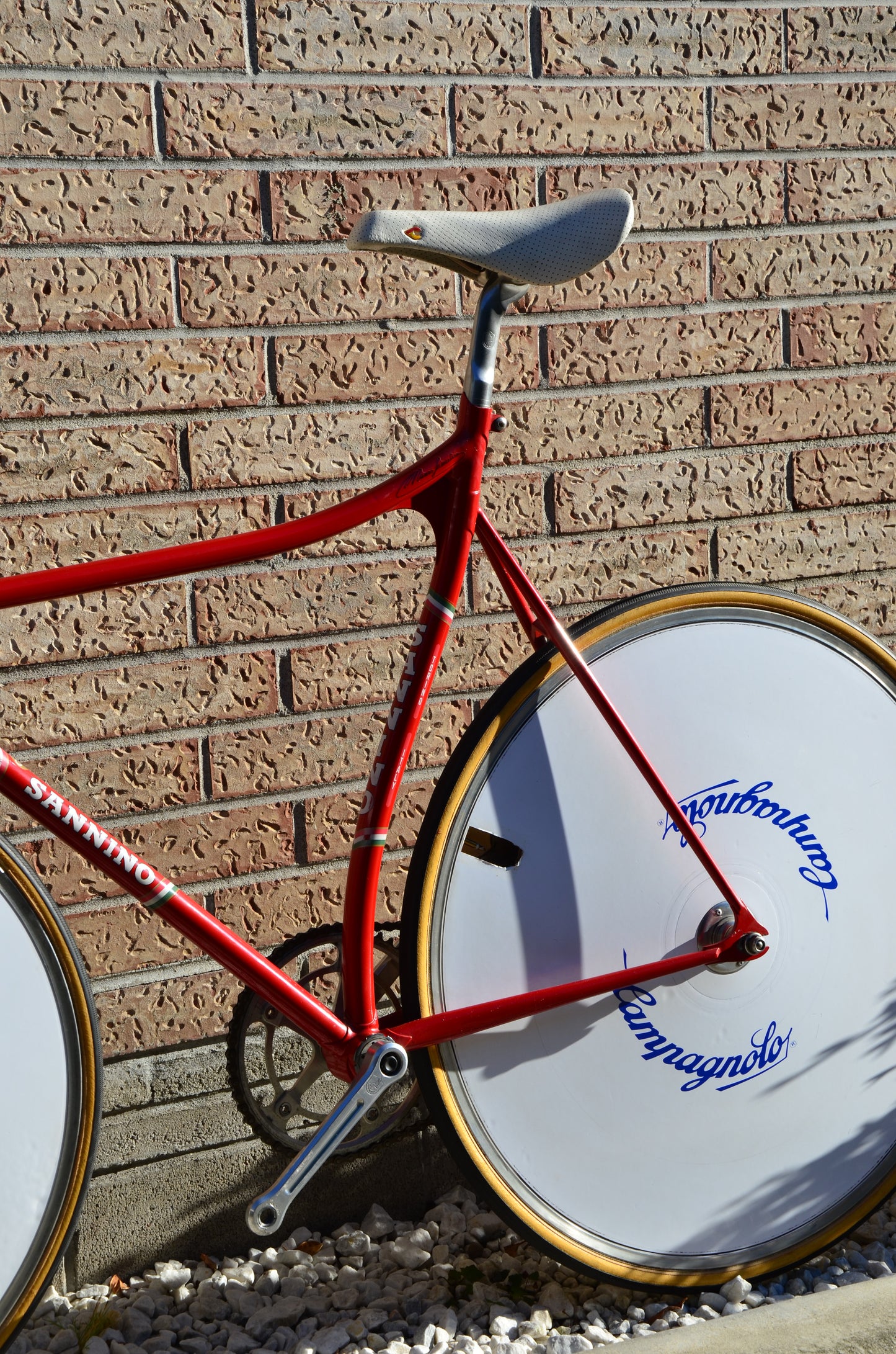 Sannino Pista Lo Pro 57cm Rosso Corsa Track Bike