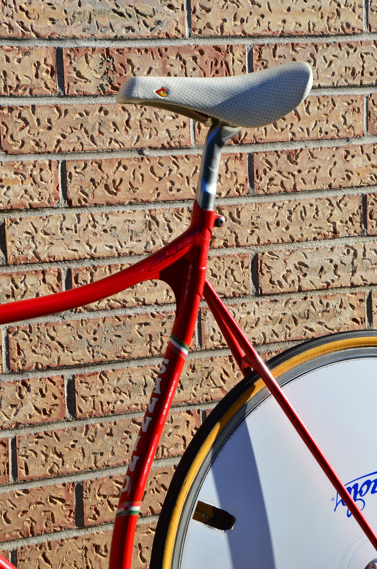 Sannino Pista Lo Pro 57cm Rosso Corsa Track Bike