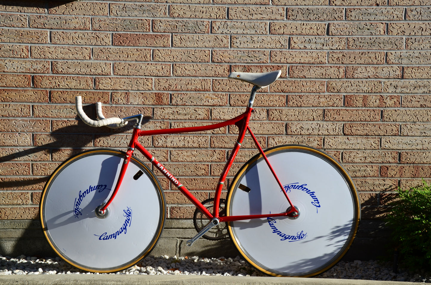 Sannino Pista Lo Pro 57cm Rosso Corsa Track Bike