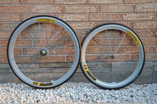 Gipiemme Techno 432 416 Track Wheelset 700c 650c Pursuit Pista Tubular
