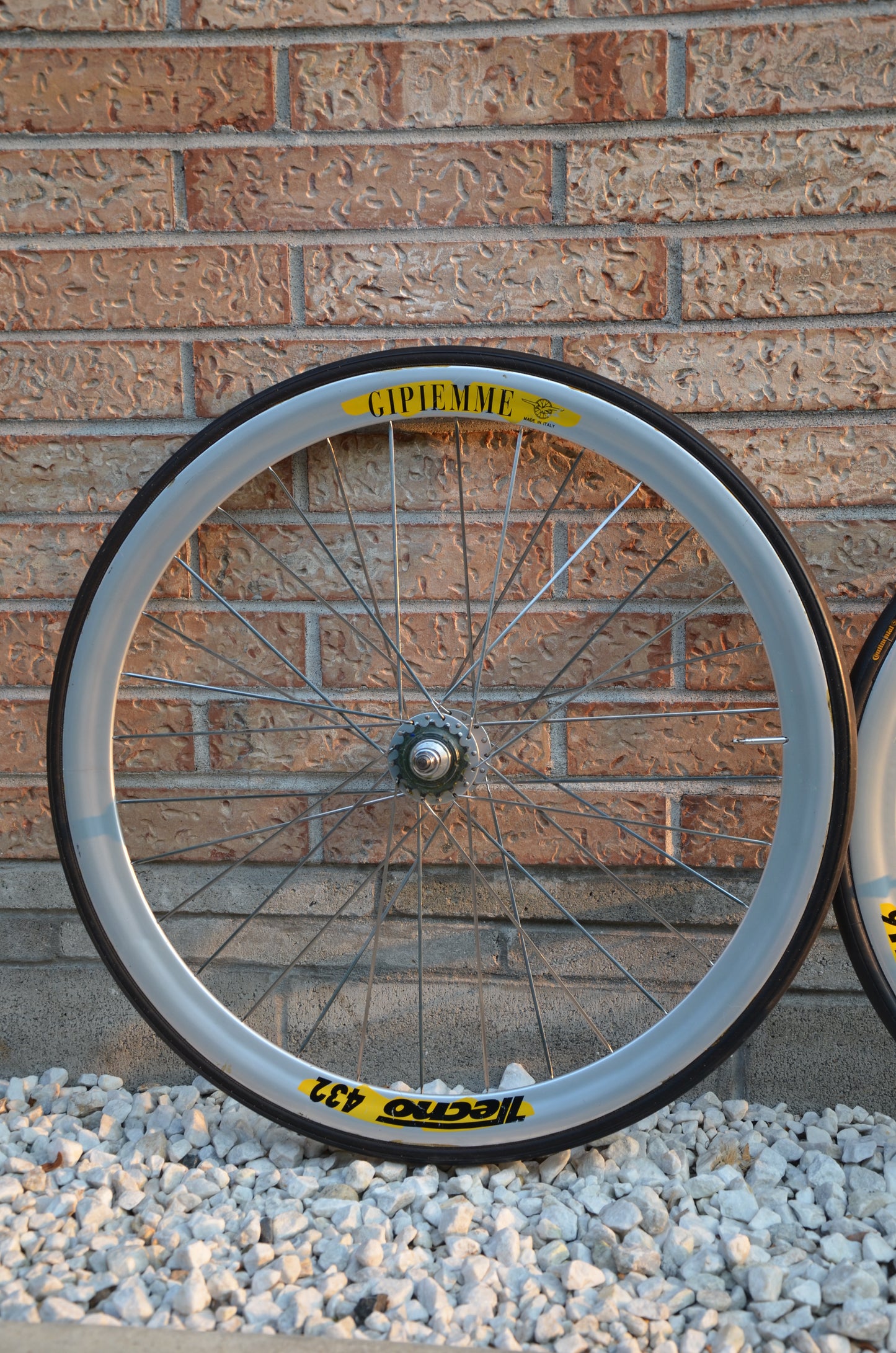 Gipiemme Techno 432 416 Track Wheelset 700c 650c Pursuit Pista Tubular