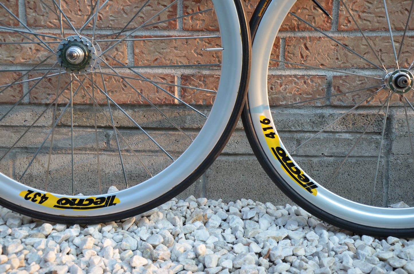 Gipiemme Techno 432 416 Track Wheelset 700c 650c Pursuit Pista Tubular