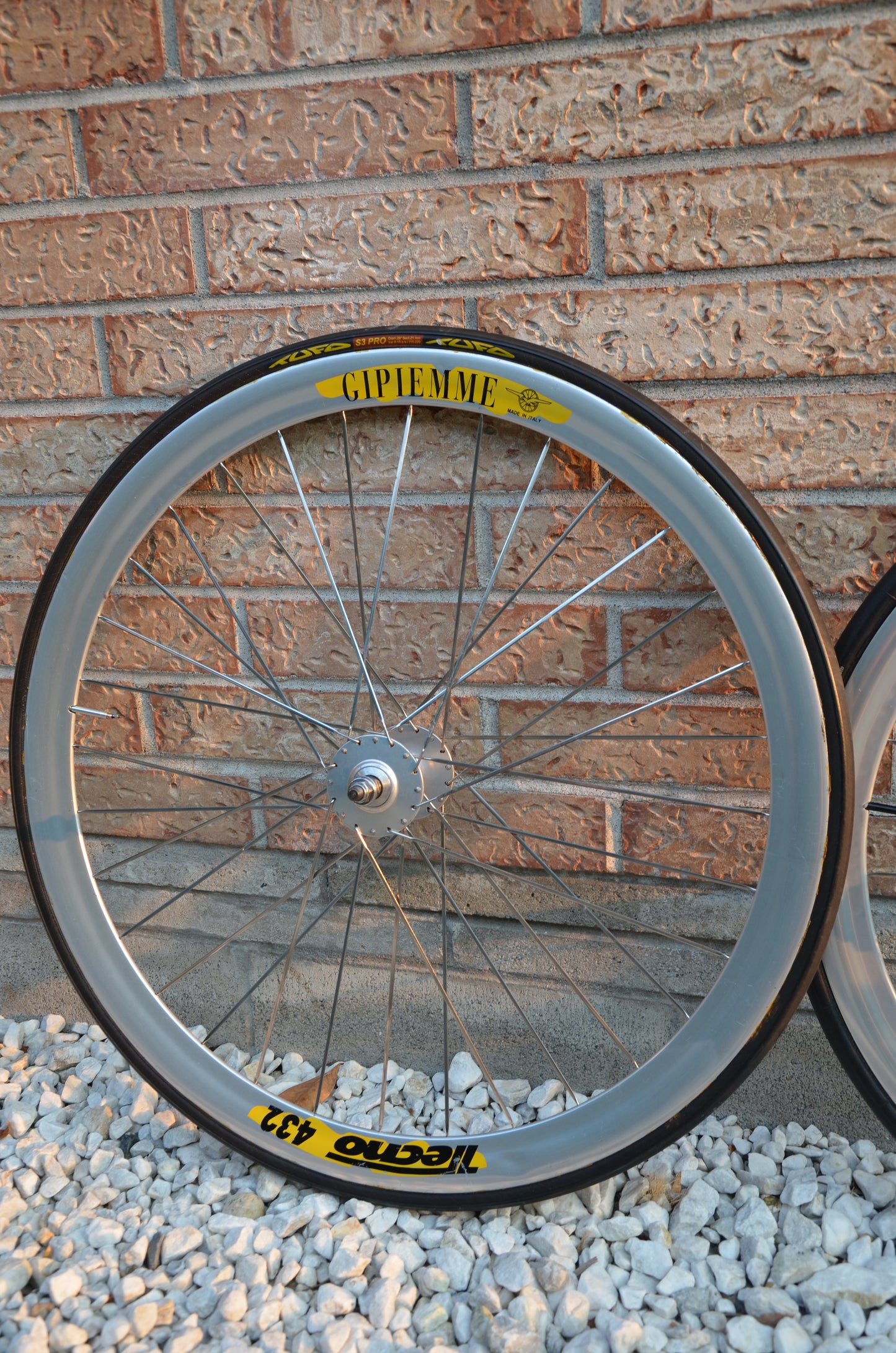 Gipiemme Techno 432 416 Track Wheelset 700c 650c Pursuit Pista Tubular
