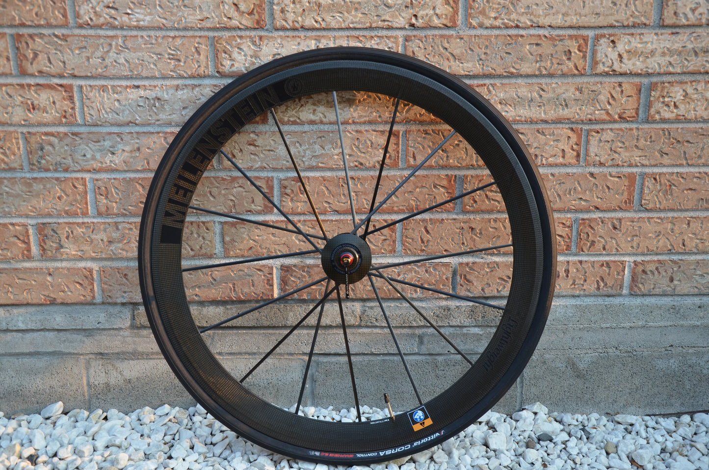Lightweight Meilenstein Clincher Schwarz Front Wheel Rim Brake