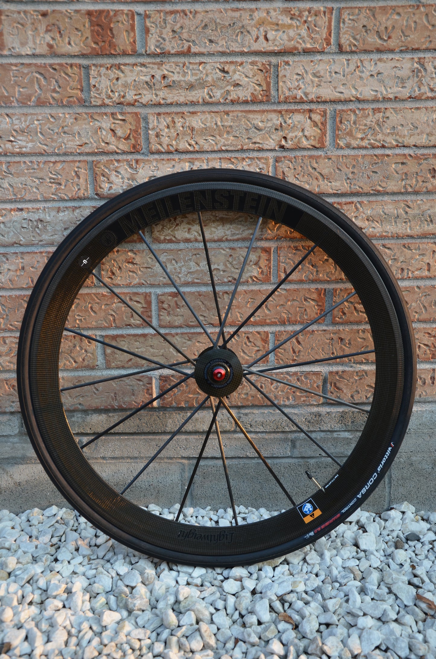 Lightweight Meilenstein Clincher Schwarz Front Wheel Rim Brake