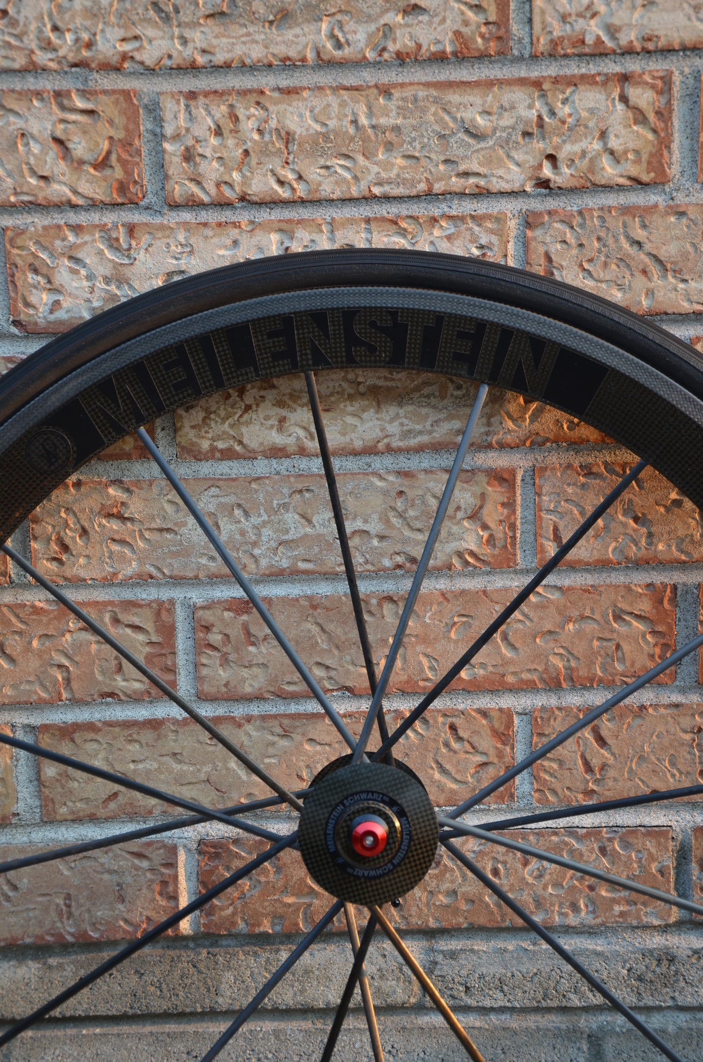 Lightweight Meilenstein Clincher Schwarz Front Wheel Rim Brake
