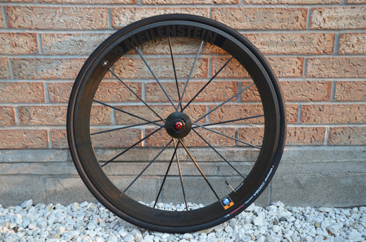 Lightweight Meilenstein Clincher Schwarz Front Wheel Rim Brake