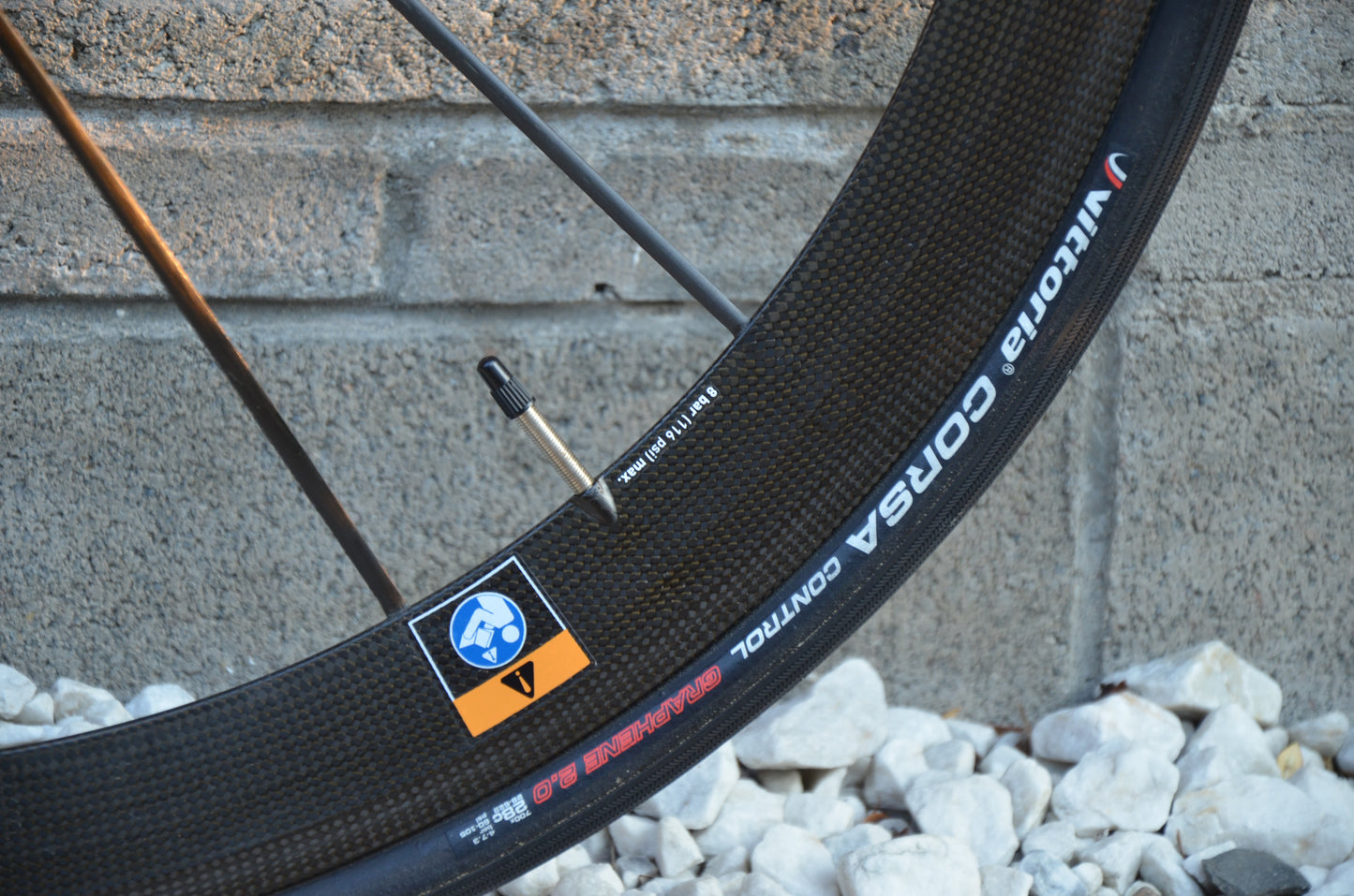 Lightweight Meilenstein Clincher Schwarz Front Wheel Rim Brake