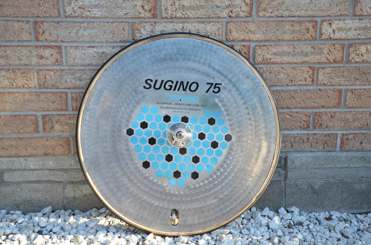Sugino 75 Tyranno HoneyComb Disc Wheel Rear Track 700c Tubular