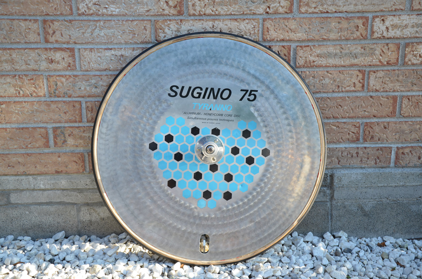 Sugino 75 Tyranno HoneyComb Disc Wheel Rear Track 700c Tubular