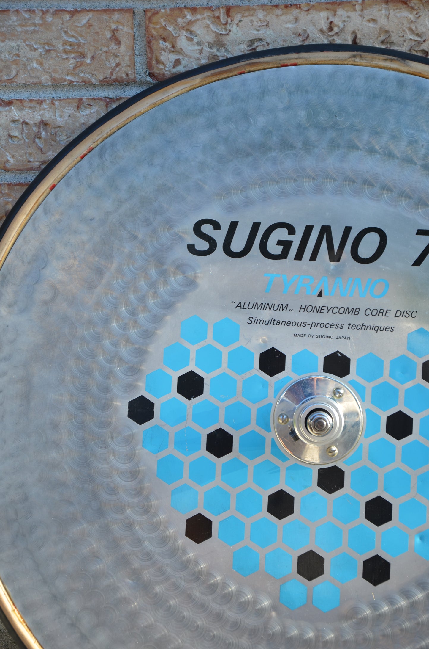 Sugino 75 Tyranno HoneyComb Disc Wheel Rear Track 700c Tubular