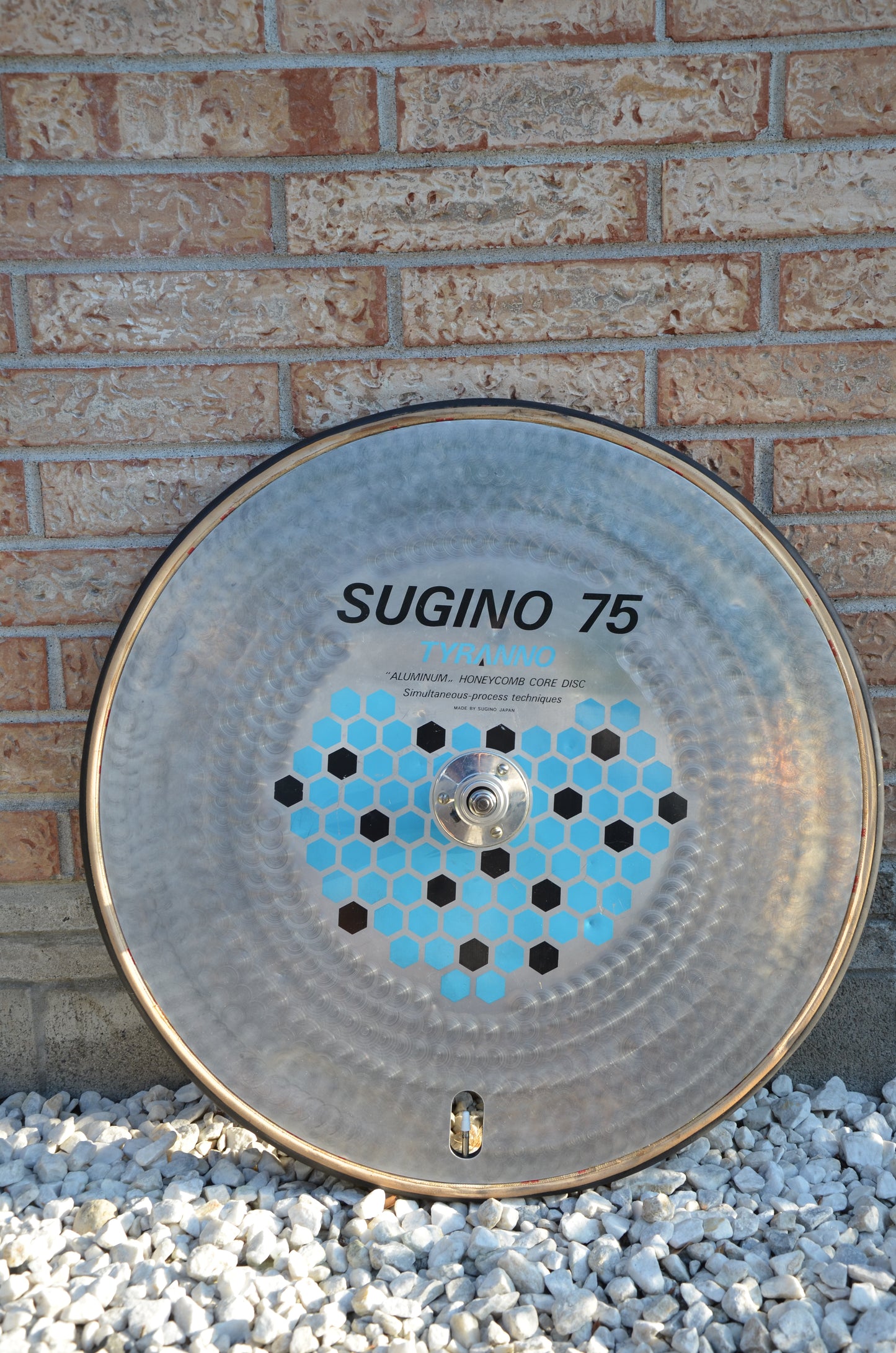 Sugino 75 Tyranno HoneyComb Disc Wheel Rear Track 700c Tubular