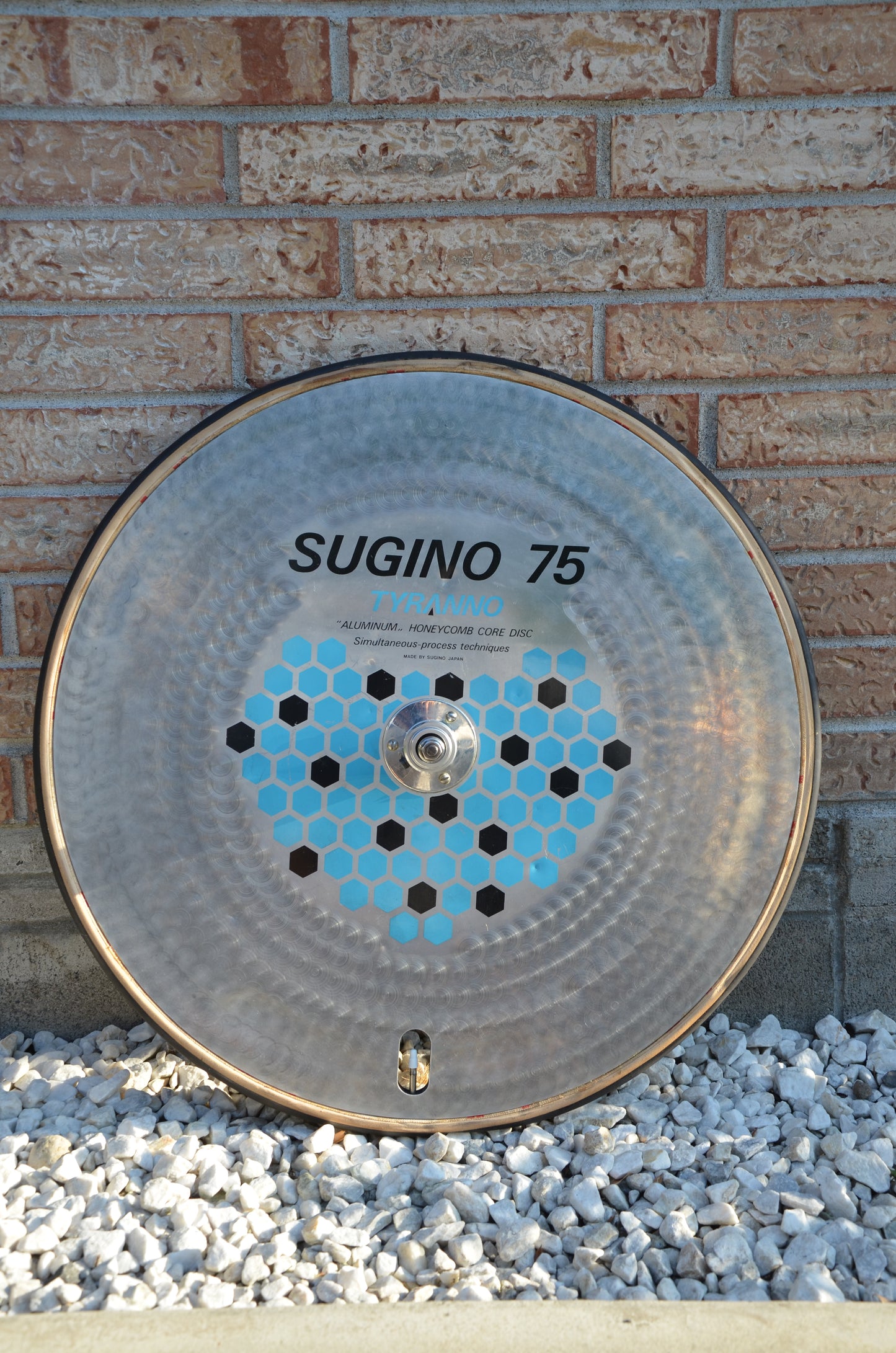 Sugino 75 Tyranno HoneyComb Disc Wheel Rear Track 700c Tubular