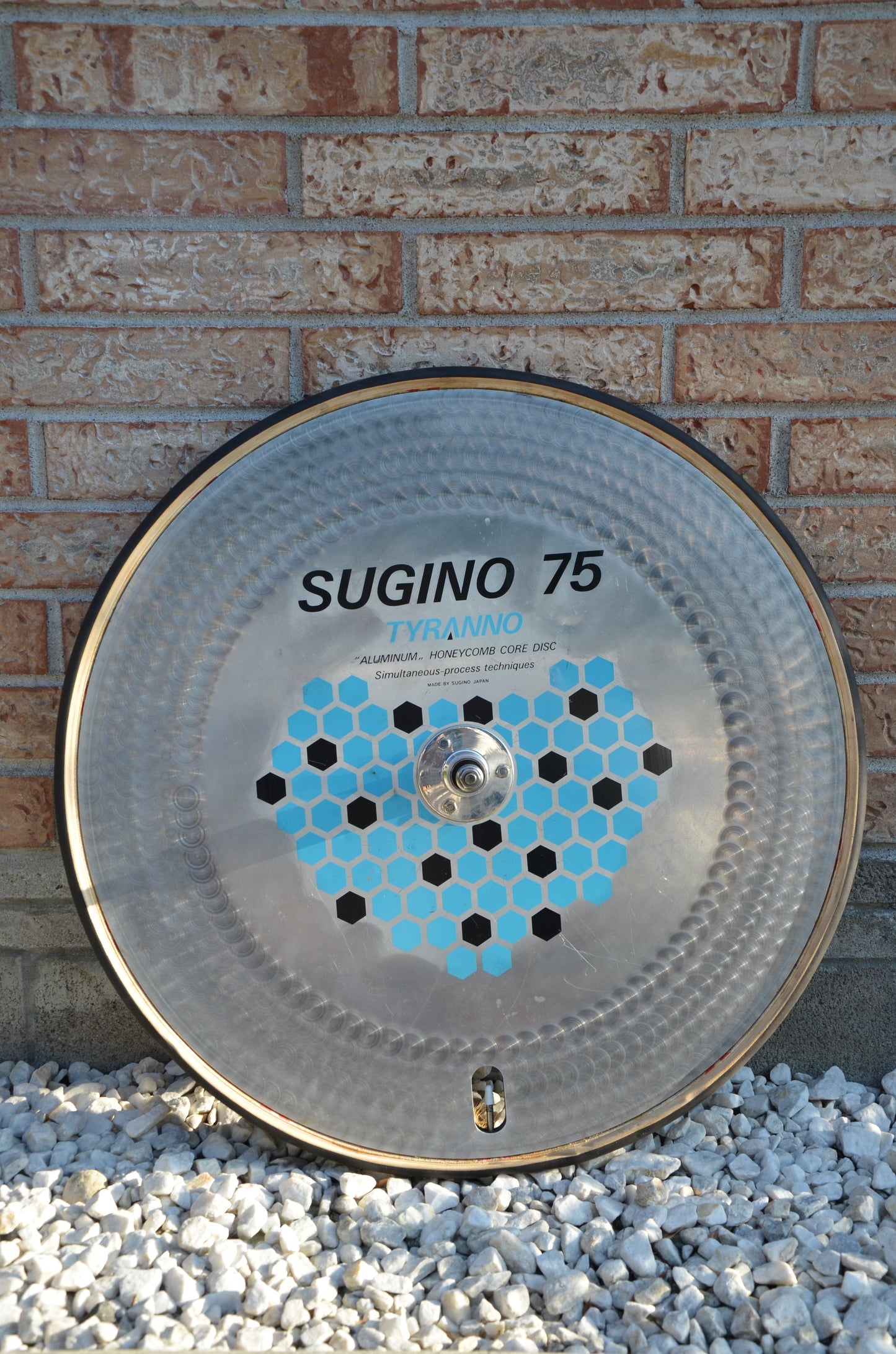 Sugino 75 Tyranno HoneyComb Disc Wheel Rear Track 700c Tubular