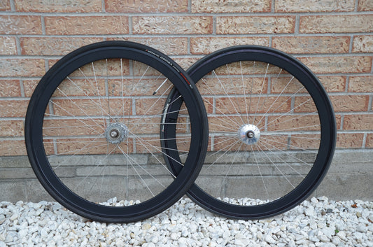H+Son SL42 Phil Wood HF 32/32H Track Wheelset 700c