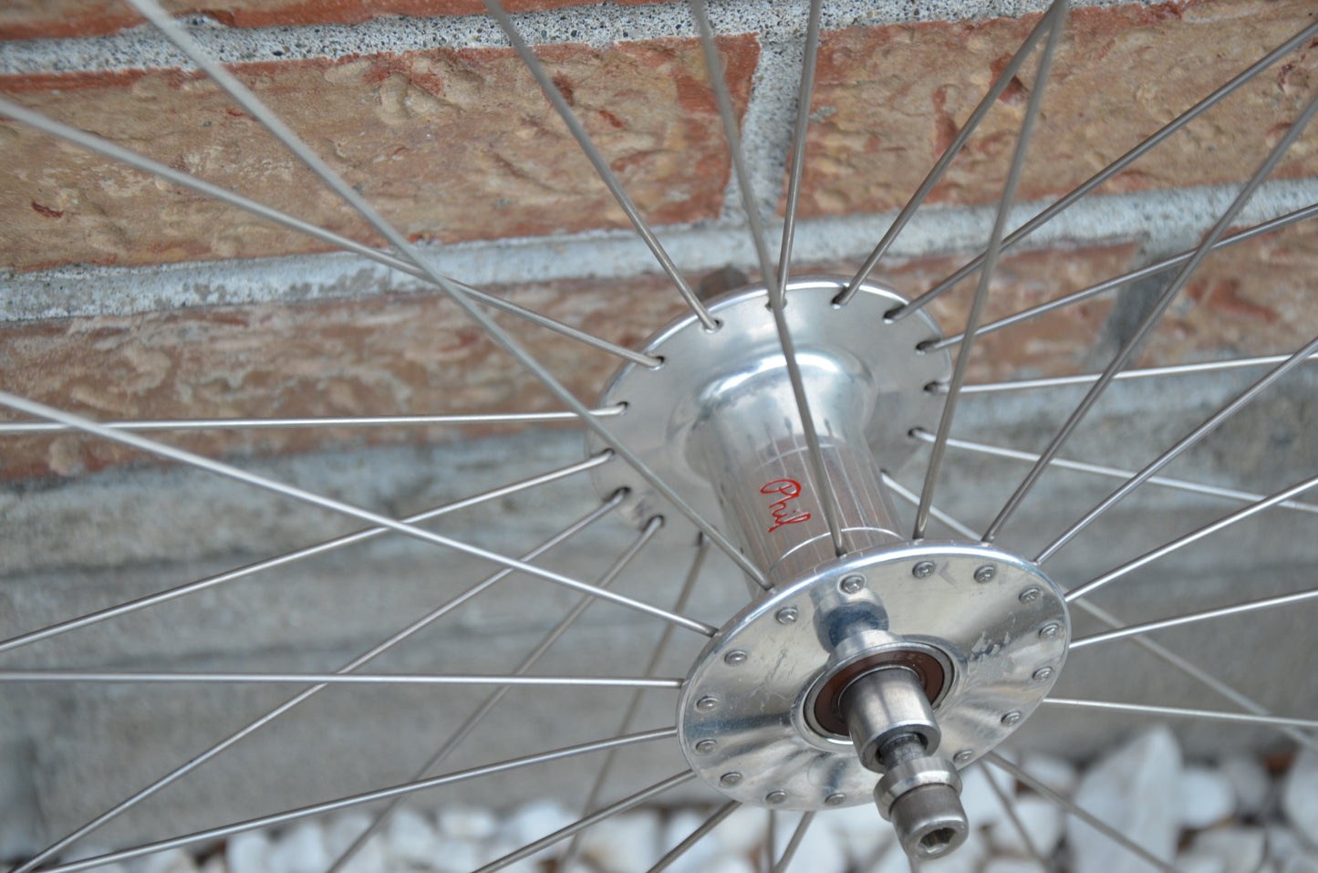 H+Son SL42 Phil Wood HF 32/32H Track Wheelset 700c