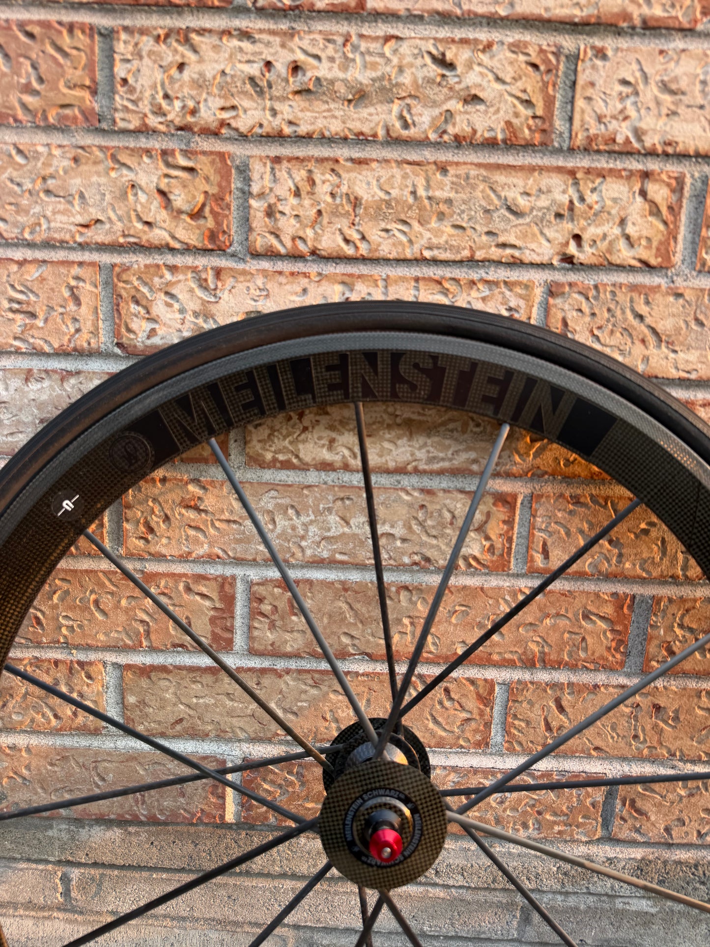 Lightweight Meilenstein Clincher Schwarz Front Wheel Rim Brake