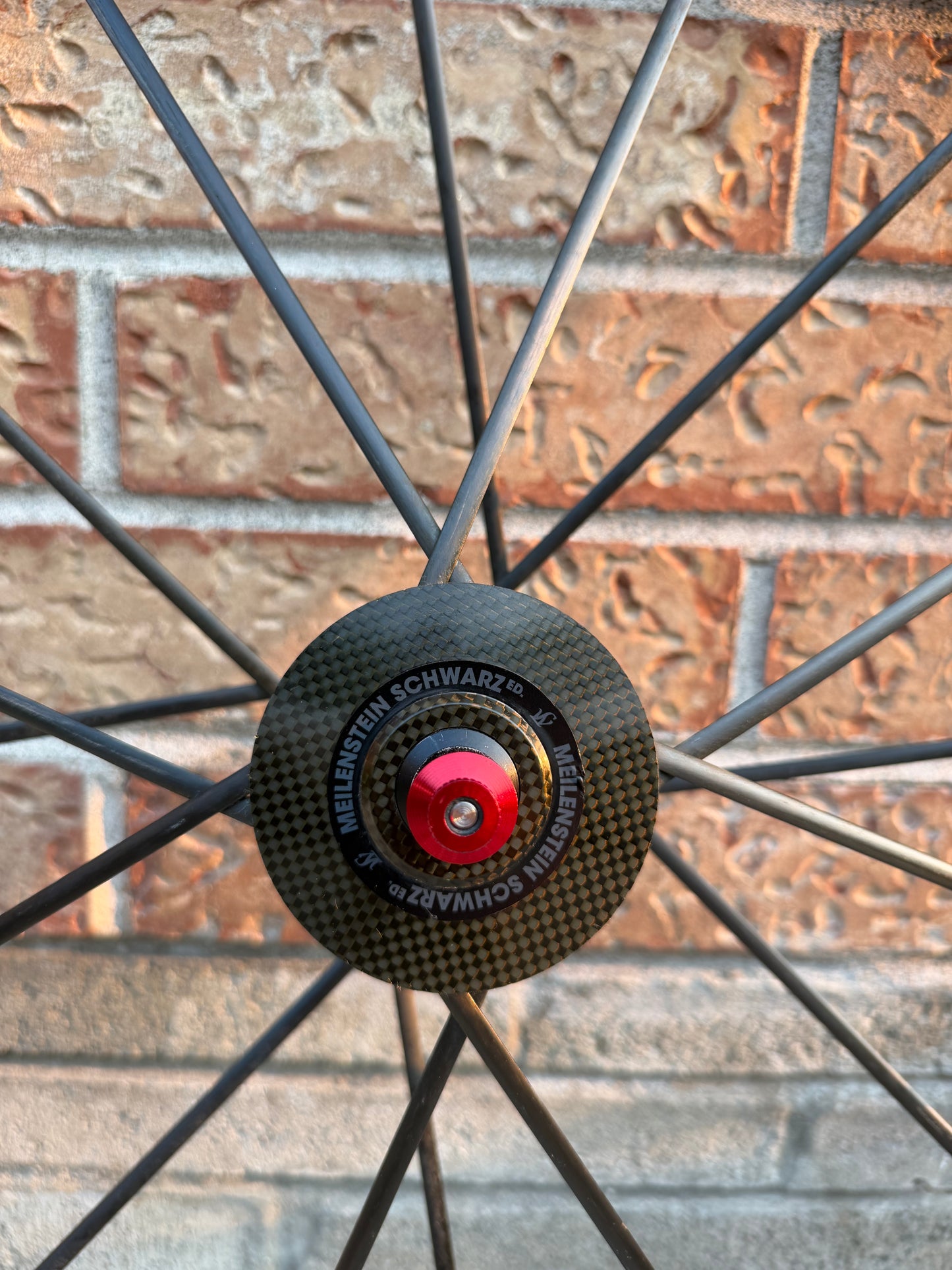 Lightweight Meilenstein Clincher Schwarz Front Wheel Rim Brake