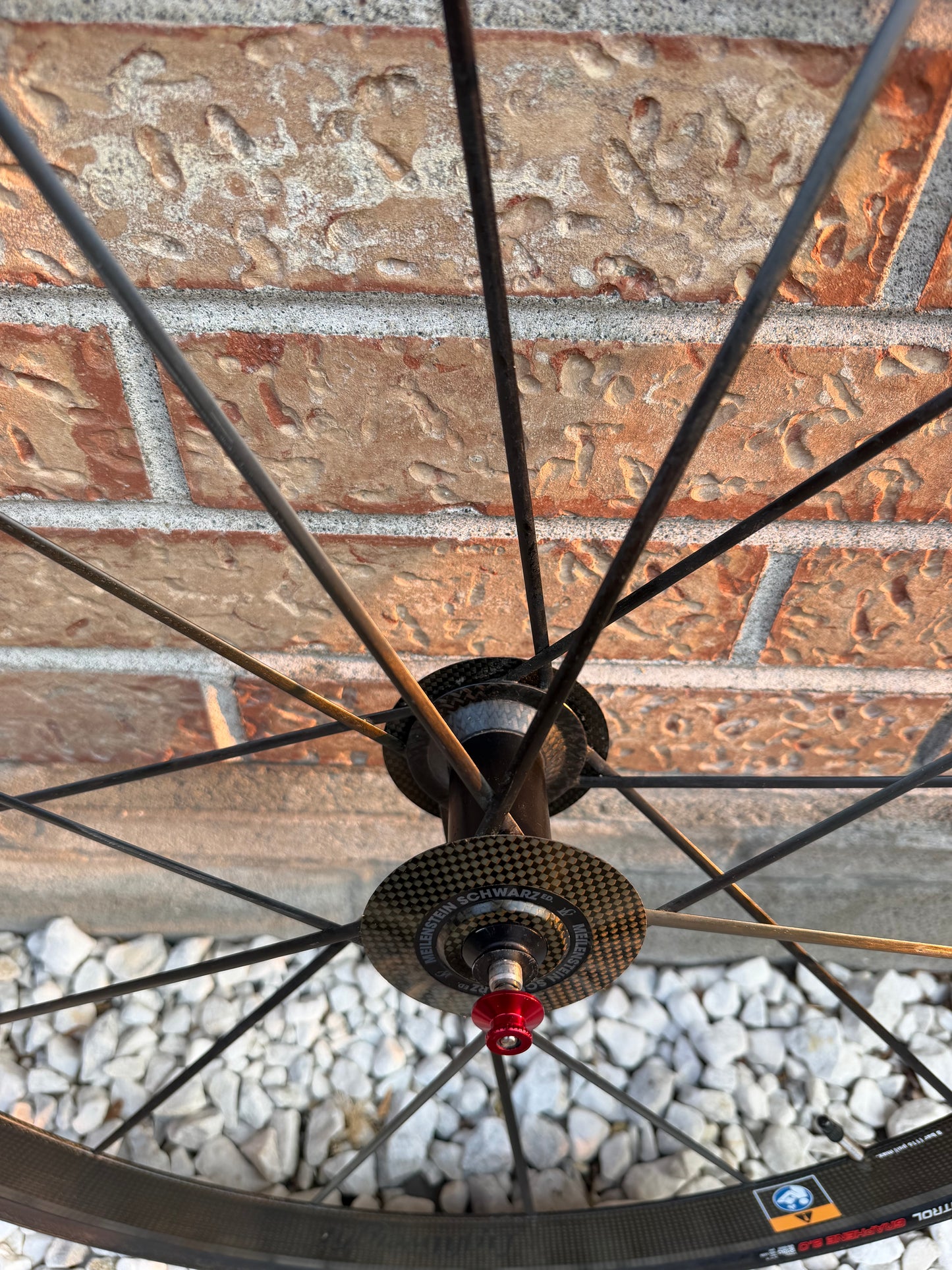 Lightweight Meilenstein Clincher Schwarz Front Wheel Rim Brake