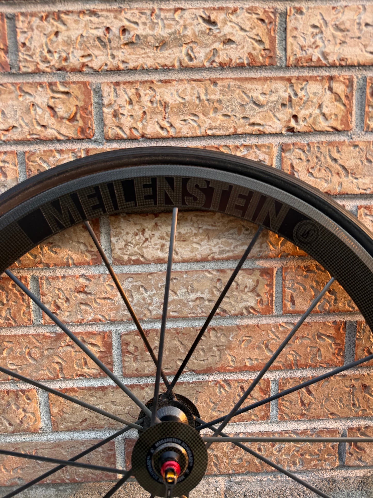Lightweight Meilenstein Clincher Schwarz Front Wheel Rim Brake